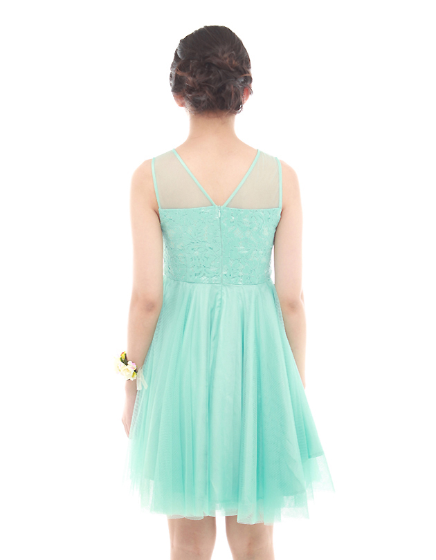 Penelope Tulle Dress in Tiffany